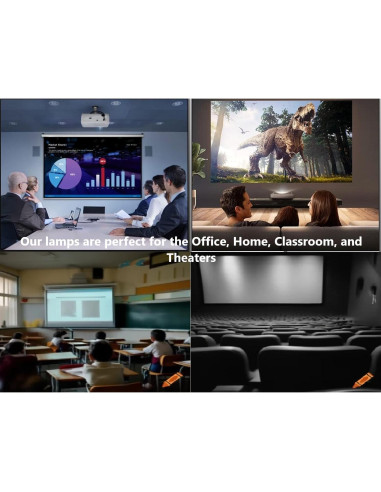 Lámpara y Carcasa Original Jaspertronics para Proyector Epson Home Cinema 2250 - 1 Año de Garantía