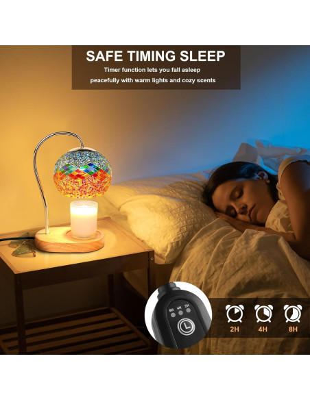 Lámpara Calentadora de Velas PW-04 con Temporizador y Regulador