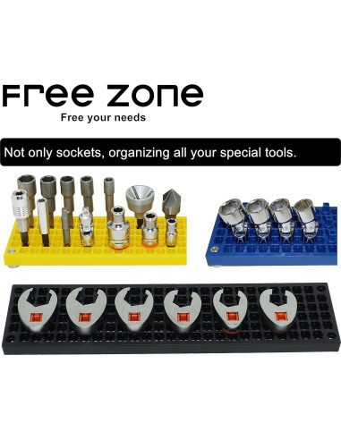 Soporte de Enchufe ZONA LIBRE 60 Piezas 1/4 Pulgada Plástico