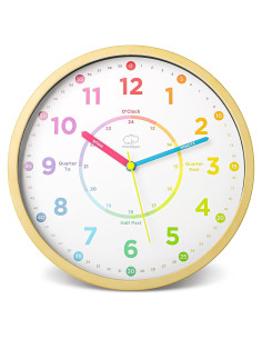 Reloj de Aprendizaje LittleHippo TimeTots Neo 25.4 cm Silencioso