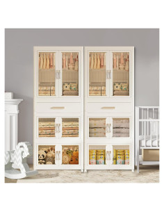 Armario portátil MU TU HD para niños con ruedas y 4 compartimentos