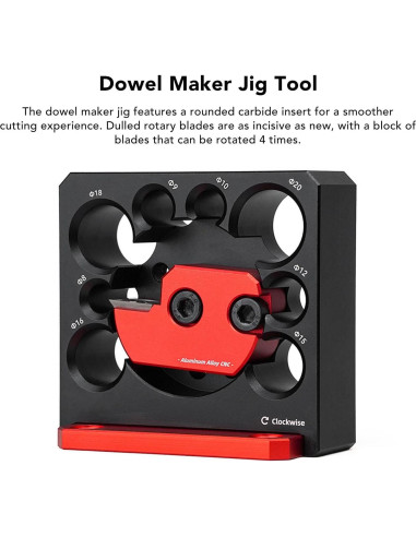 Plantilla para Espigas de Carburo Focket, 8 Agujeros 8-20mm