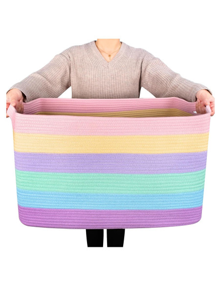 Cesta de Almacenamiento Extra Grande MINTWOOD 75L 56x43x30cm