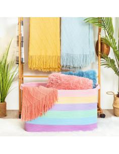 Cesta de Almacenamiento Extra Grande MINTWOOD 75L 56x43x30cm 2