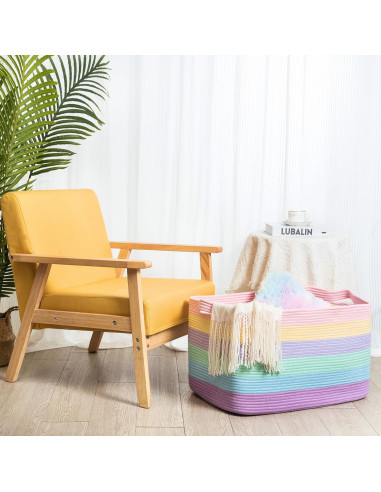 Cesta de Almacenamiento Extra Grande MINTWOOD 75L 56x43x30cm