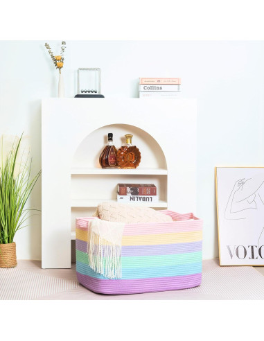 Cesta de Almacenamiento Extra Grande MINTWOOD 75L 56x43x30cm