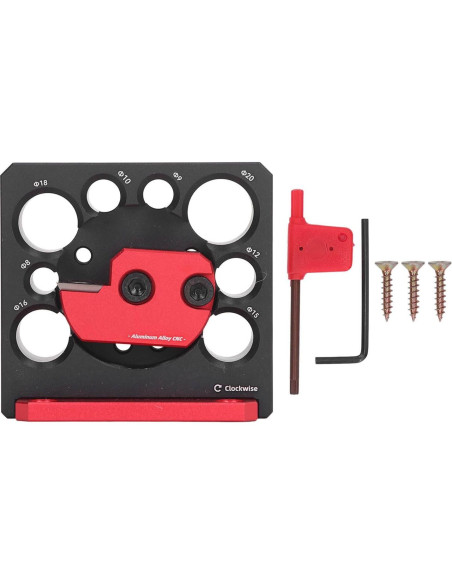 Plantilla para Espigas de Carburo Focket, 8 Agujeros 8-20mm