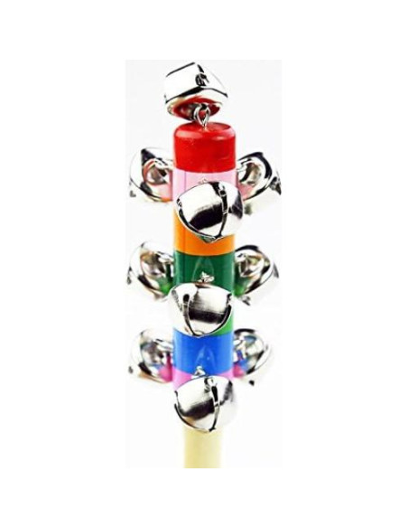 6 Piezas Campanas de Madera ZEAVOLA con Sonido para Niños