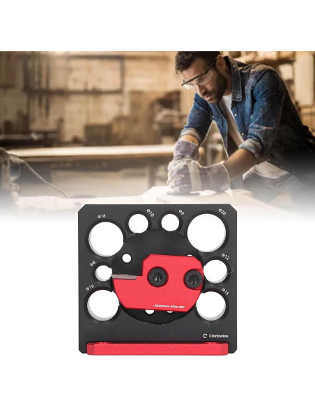 Plantilla para Espigas de Carburo Focket, 8 Agujeros 8-20mm