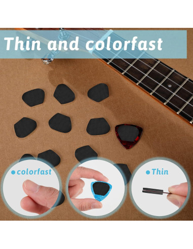 Paquete de 50 Agarraderas para Púas de Guitarra Nuanchu