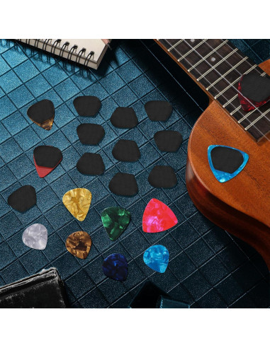 Paquete de 50 Agarraderas para Púas de Guitarra Nuanchu