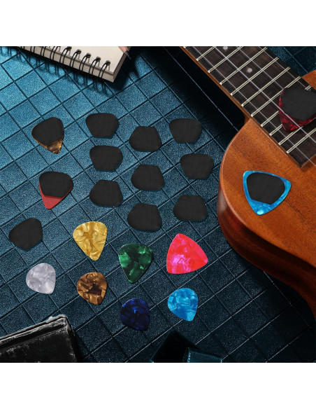 Paquete de 50 Agarraderas para Púas de Guitarra Nuanchu