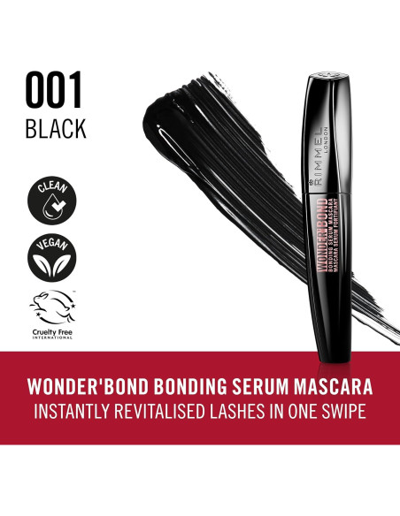 Máscara Suero de Enlace Rimmel Wonder'Bond 11ml Negro