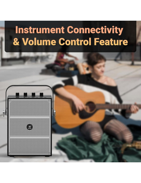 Altavoz Bluetooth WinBridge S97 60W con Micrófonos Inalámbricos