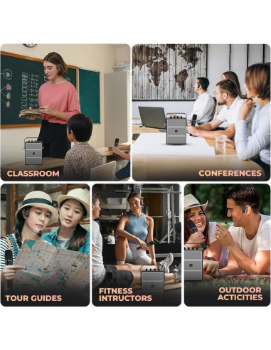 Altavoz Bluetooth WinBridge S97 60W con Micrófonos Inalámbricos