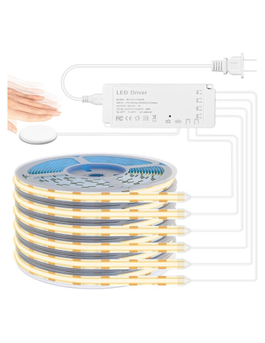 Tira LED COB Flexible 1.00m Li - 6 Rollos 3000K Regulable