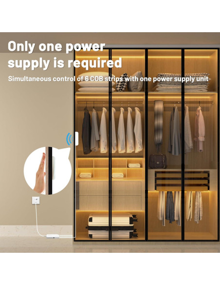 Tira LED COB Flexible 1.00m Li - 6 Rollos 3000K Regulable