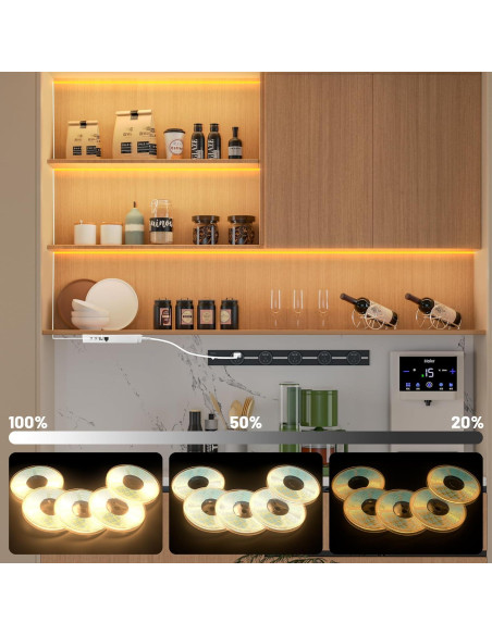 Tira LED COB Flexible 1.00m Li - 6 Rollos 3000K Regulable