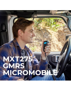 Radio de Dos Vías Midland MXT275VP4 15W GMRS para Vehículos 2