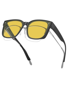 Gafas de Visión Nocturna CARFIA HD Amarillo para Conducir