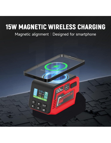 Regulador de Voltaje DC Ajustable Kzreect 1-30V 300W USB-C