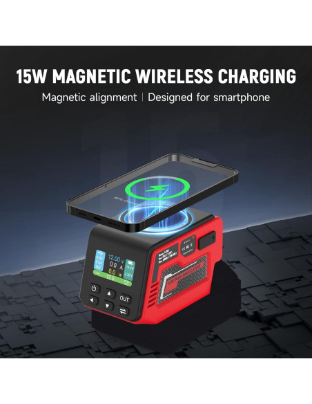 Regulador de Voltaje DC Ajustable Kzreect 1-30V 300W USB-C