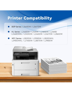 Cartucho de Tóner TN830XL Negro Belietop - Paquete de 2, 3000 Páginas 2