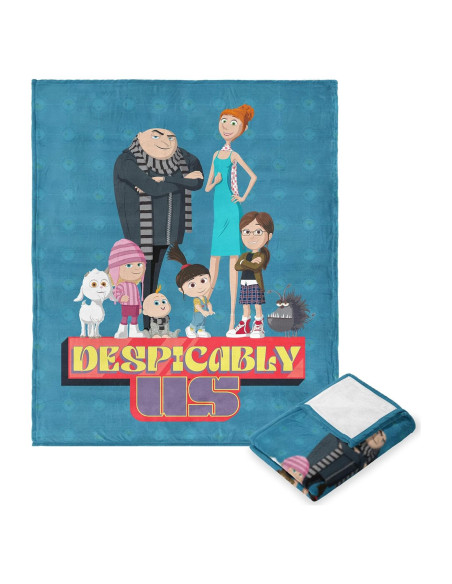Manta de Nubes Despicable Me 4 Northwest 127x152 cm Suave