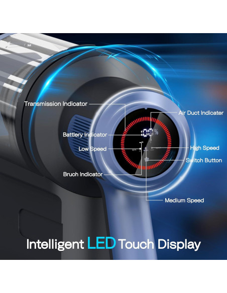 Aspiradora Inalámbrica Bolan-Tech VC7236-1 350W 30KPA 45min
