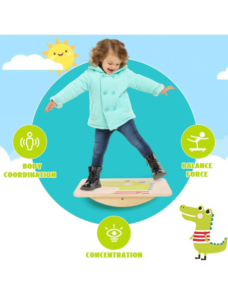 Tabla de Equilibrio de Madera Joonly YL797 para Niños