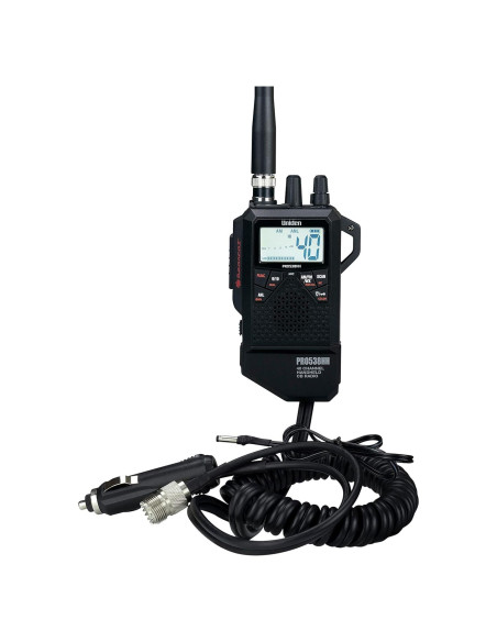 Radio CB Portátil Uniden PRO538HHFM con Alerta Meteorológica