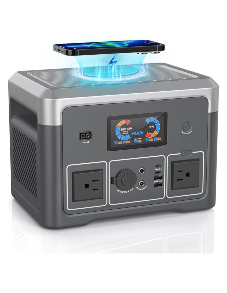 Estación de Energía Portátil Akiisolo GO1X 384Wh 600W Solar