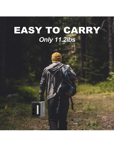 Estación de Energía Portátil Akiisolo GO1X 384Wh 600W Solar