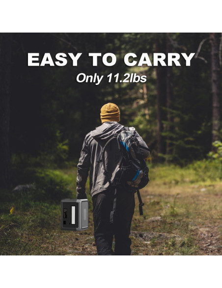 Estación de Energía Portátil Akiisolo GO1X 384Wh 600W Solar