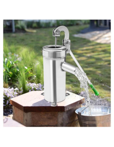 Bomba de agua manual Kunghei de acero inoxidable 8m