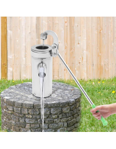 Bomba de agua manual Kunghei de acero inoxidable 8m 2