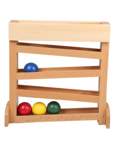 Rastreador Visual de Pelotas de Madera MEYOR para Bebés 3+ Años