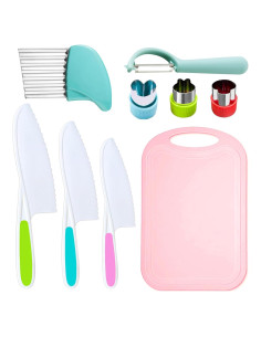 Juego de 9 Cuchillos Seguros para Niños Yinmazzsan - Cocina Montessori