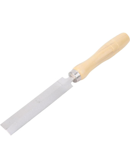 Lima Romboidal ZJchao 125mm Mango de Madera para Carpintería