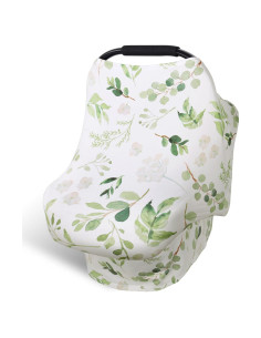 Cubierta de Lactancia Rquite Verde Hoja Multiusos 72x70cm