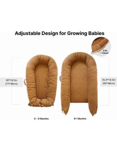 Cubierta Deluxe CooCooBaby para Lounger y Dockatot 100% Algodón