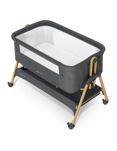 Cuna Lateral Plegable ANGELBLISS con Colchón Lavable 94x56cm