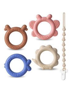 Conjunto de Anillos de Silicona NCVI para Dentición Bebés 0-12 Meses