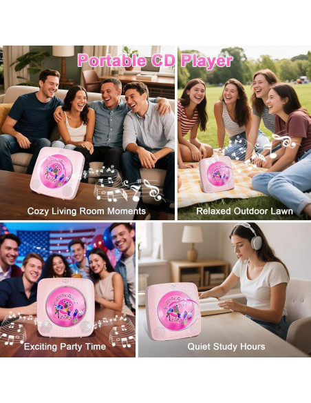 Reproductor de CD Portátil Gueray G-Y-01 Bluetooth 5.0 1800mAh