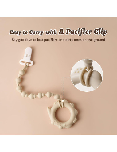 Conjunto de Anillos de Silicona NCVI para Dentición Bebés 0-12 Meses