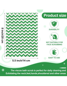 Toalla Exfoliante Coreana Tatuo 12 Piezas Viscosa Suave 2