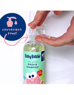 Jabón y Champú para Bebés Mr. Bubble 3x355ml Aroma Violeta 2