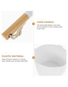 Jarra de Baño Multifuncional Zerodeko para Bebés - 30.5 cm 2