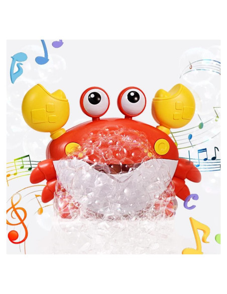 Juguete de Baño Burbujeante Cangrejo Zaddgiuuy - 12 Canciones Juguete de Baño Burbujeante Cangrejo Zaddgiuuy - 12 Canciones
