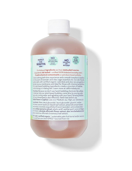 Baño de Burbujas Calmante California Baby 537 g - Lavanda